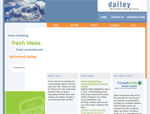 Tablet Screenshot of daileymarketing.com